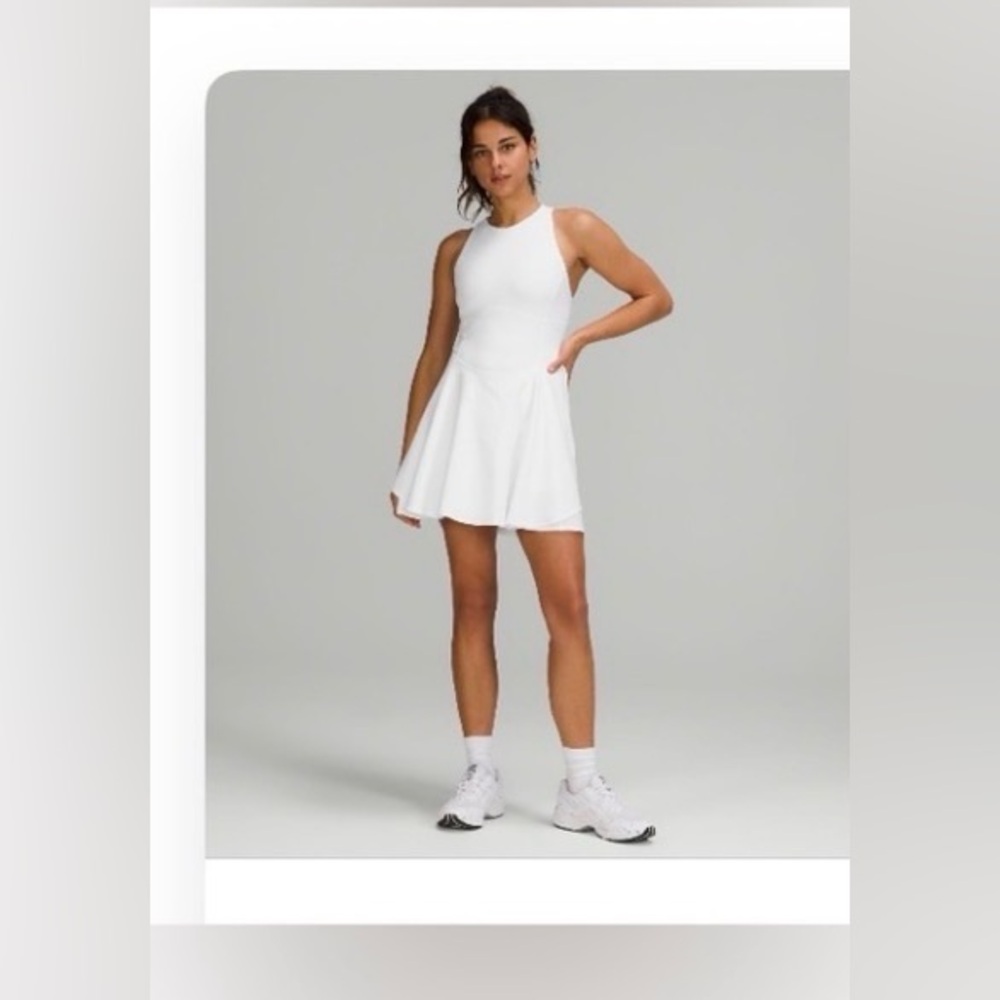 Lululemon Court Crush tennis dress White 10